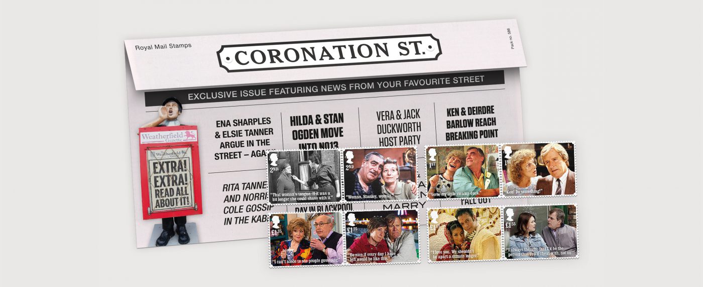 Coronation Street Presentation Pack and Stamps